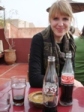 Ein arabisches Cola auf der Terrasse des Caf des pices oberhalb des Place Rahba Kedima