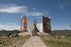 Monument in der die einstige Groesse der Mongolei veranschaulicht wird